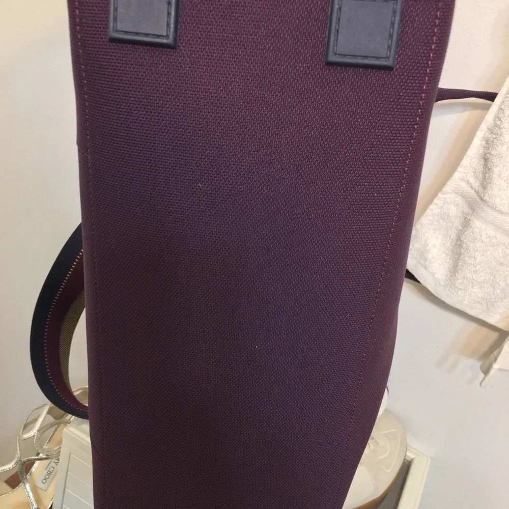 Rothy’s The Classic Tote Dark Aubergine Laptop Work Travel Shoulder Bag - Picture 9 of 16